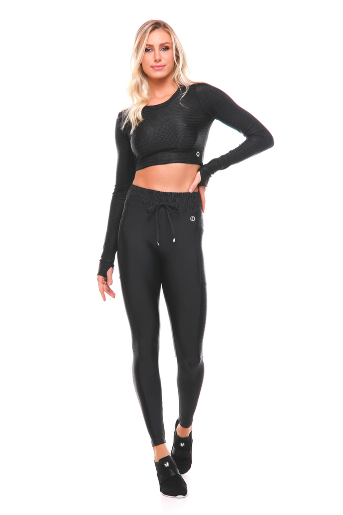 Fearless High Waisted Fitted Joggers - Hellokini